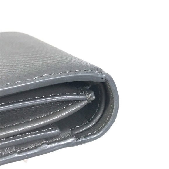 CELINE 10H263BRU.10GV Bicolor Small strap wallet Compact Trifold wallet - Picture 6 of 14